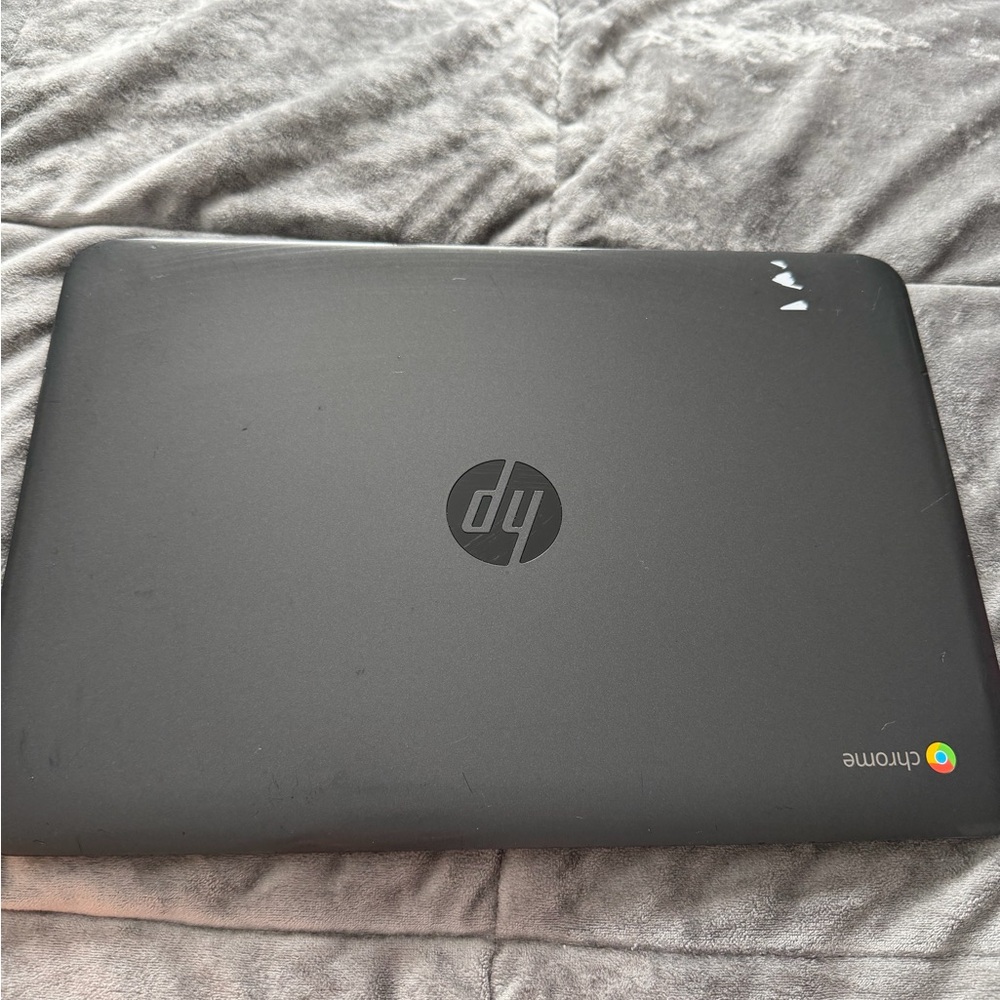 HP Chromebook Laptop - Matte Black with Chrome Accent